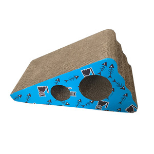 Rascador de gato moderno personalizado, papel corrugado sostenible más nuevo, Sisal de felpa, relleno de hierba gatera, juguete para gato, cartón de árbol para gato - Product Image 1
