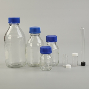 Bouteilles de réactif d'eau en plastique Borosilicate avec chapeau à vis, prix d'usine, laboratoire 250Ml 1000 <span class=keywords><strong>Ml</strong></span> verre borosilicaté transparent - Product Image 6