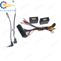 Kabel Harness Konektor Daya 42Pin dengan 2 Canbox untuk Pemutar Android Mobil IX45 2013-2015