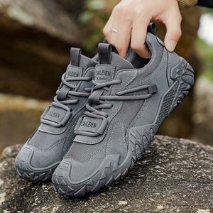 Zapatos de Seguridad para Hombre Caileien, Transpirables, con Suela de Goma, Tacón Bajo, para Trabajo, Senderismo y Uso Diario - Product Image 1