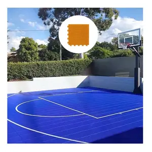 wholesale polymer rubber flooring for outdoor sports court fiba approved pp basketball full court flooring 10years life