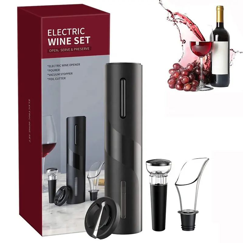Новый 2023 подарок один сенсорный штопор открывалка для бутылок комплект автоматический Электрический винный нож набор