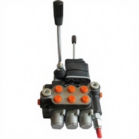 Vanne de commande hydraulique à joystick 3P40 à 3 bobines, distributeur directionnel, 315 bars, débit de 40 L, vente en gros