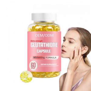 Capsules de glutathion blanchissantes de haute qualité personnalisées, compléments alimentaires de beauté naturels à base de vitamine <span class=keywords><strong>C</strong></span>, de collagène et d'antioxydants - Product Image 1