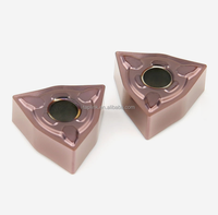 Outils d'usinage CNC WNMG080404/08-THS, plaquettes en carbure triangulaires revêtues PVD |   R0.8 Tournage externe universel résistant à l'usure OEM