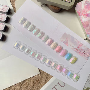 AILANUO Free Sample Design Self-Labeling <b>Gel</b> Painting Artistic <b>Nail</b> Art Multi-color 12-color High-gloss Texture Styling <b>Gel</b> - Product Image 3