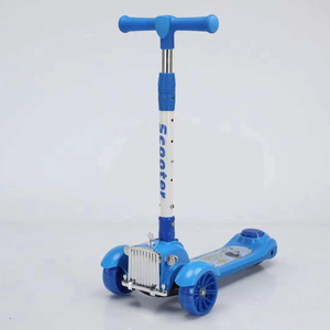 Venta directa de fábrica Paseo a pie Tres 3 ruedas Kick Juguete para niños pequeños Bebé Niño Niños Scooter - Product Image 1