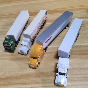 Camión Contenedor Americano de Juguete de Plástico Blanco a Escala 1:50, Personalizado con Logotipo, 23 cm, en Oferta, Modelo de Vehículo de Juguete Coleccionable - Product Image 6