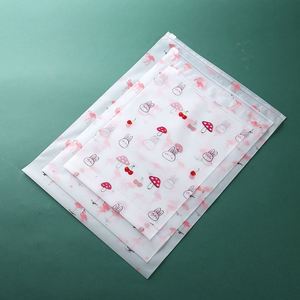 Bolsa de Plástico Transparente con Cierre Zip, Un Lado Transparente y Otro Lado Esmerilado, para Empacar Ropa y Zapatos, Disponible en Stock - Product Image 3