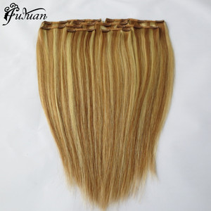Venta caliente de calidad superior Remy doble dibujado de encaje Clip <span class=keywords><strong>en</strong></span> la extensión <span class=keywords><strong>del</strong></span> pelo - Product Image 5