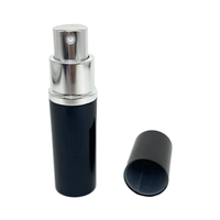 Botol parfum aluminium portabel, isi ulang 5ml dan 10ml untuk perjalanan