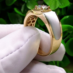 Elegante Anello di Proposta per Donne, Tono Argento, Accessorio da Dito alla Moda per Matrimoni e Feste, Regalo - Product Image 2