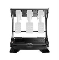 Kit complet de pièces modifiées pour simulateur de course MOZA : Kit de montage inversé CRP2, plaque d'accélérateur étendue et kit d'accessoires de pédalier série SR-P