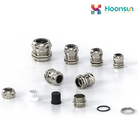 Presse-étoupe en laiton Hoonsun de fabrication chinoise, filetage M12 PG, IP68, usage industriel, diamètre 12-16 mm, modèle basse tension HX-ND