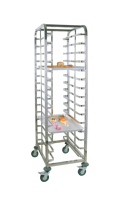 Chariot de support de plateau de boulangerie d'acier inoxydable chariots de type économique de 15 rangées pour le chariot de support de boulangerie