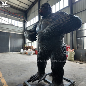 Cuộc Sống Kích thước animatronic động vật mô hình thực tế GORILLA tượng animatronic mô hình công viên chủ đề trang trí - Product Image 4