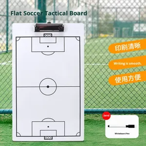 Planche tactique droite effaçable portable pour l'entraînement au basket-ball de football et l'équipement de combat d'enseignement d'entraîneur - Product Image 6