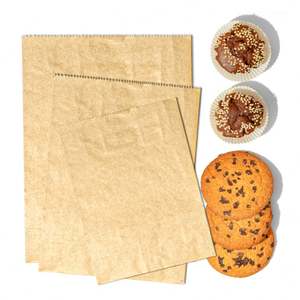 Sac en papier kraft à fond carré personnalisé ZJPACK, matériaux à base d'eau, imprimé, sac à emporter pour pizza et sushi - Product Image 6