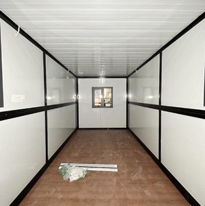 Bâtiment temporaire, maison conteneur pliable 20 pieds 40 pieds, abris d'urgence, maison conteneur modulaire préfabriquée de type X pliable - Product Image 6