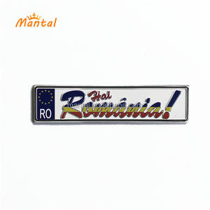 맞춤형 로고 레트로 디자인 알루미늄 금속 냉장고 자석 - Product Image 4