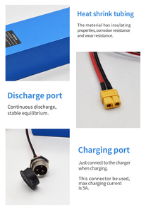 Batería de iones de litio personalizada 7,4 V <span class=keywords><strong>12V</strong></span> 24V 36V 48V 60V <span class=keywords><strong>8AH</strong></span> 10ah 20ah 30ah Litio para herramientas eléctricas Paquete de batería de bicicleta eléctrica - Product Image 3