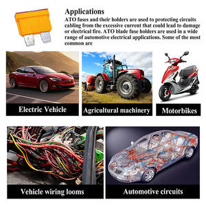 Fusible de cuchilla de estilo ATO de 80V, alta calidad, bajo perfil, para vehículo - Product Image 6