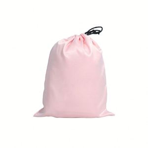 Sac à bijoux en velours avec logo personnalisé, pochette à cordon pour emballage de cadeau de mariage - Product Image 4