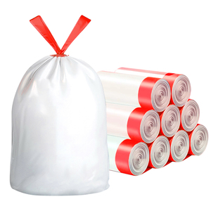 Conveniente sacchetto di plastica con logo stampato personalizzato cucina soggiorno bagno sacco della spazzatura, 45*50cm,per peso 4.4g - Product Image 3