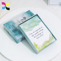 Jeu de cartes positives de motivation Cartes d'affirmation de cartes Flash durables de haute qualité Impression personnalisée