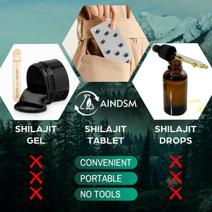 Tabletas de Shilajit, Ashwagandha y Cúrcuma Bien Diseñadas, Tabletas de Shilajit del Himalaya para la Salud Inmunológica y la Fuerza - Product Image 5