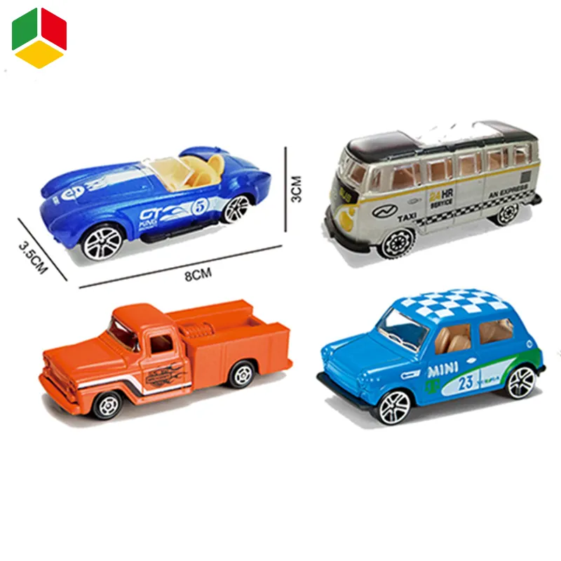 QS vente en gros, voiture jouet, ensemble de véhicules, échelle 1/64, roue libre en alliage, Mini modèle de voiture en métal moulé sous pression, jouets