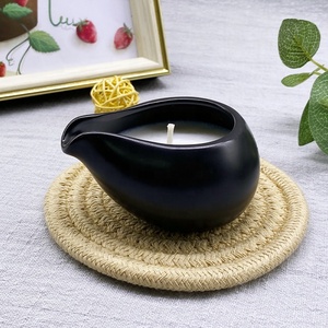 TC20 Servicio Personalizado 2oz Mano Vertido Esencial Olis Masaje Frasco de Cerámica Masaje Corporal <span class=keywords><strong>Spa</strong></span> Velas Perfumadas - Product Image 4