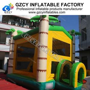 Château gonflable de jungle de toboggan gonflable de <span class=keywords><strong>location</strong></span> de partie de palmier avec le château gonflable de toboggan à vendre - Product Image 6