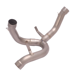Pour DUCATI <span class=keywords><strong>MONSTER</strong></span> <span class=keywords><strong>950</strong></span> 937 moto échappement en acier inoxydable connecter lien tuyau sans lacet évasion modifié moyen Tube - Product Image 4