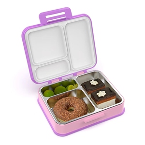 Aohea essenziale per il contenitore di stoccaggio pigro con sezioni BPA Free durevole scatola da pranzo in acciaio inossidabile per il pranzo scolastico - Product Image 2