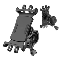 Support de téléphone universel flexible et portable, réglable en hauteur, anti-tremblement, pour moto, vélo et voiture, vente en gros d'usine OEM