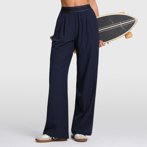 <span class=keywords><strong>Pantaloni</strong></span> Sportivi da <span class=keywords><strong>Donna</strong></span> con Logo Personalizzato, Elastico in Vita, Elasticizzati in Quattro Direzioni, Asciugatura Rapida, Casual, Larghi, a Gamba Dritta, per Yoga - Product Image 3