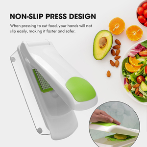 Super <span class=keywords><strong>septembre</strong></span> Sourire Maman Vente en gros Cuisine Alimentaire Mandoline en plastique Manuel Légumes et <span class=keywords><strong>Fruits</strong></span> Dicer Hachoir Cutter Slicer - Product Image 3