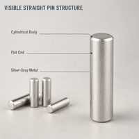 Goupille cylindrique droite en acier au carbone Tengri 4 mm x 12 mm – Fixation industrielle OEM en gros pour projets et approvisionnement en vrac