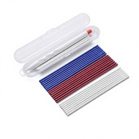 Stylo craie effaçable haute température avec recharges remplaçables à pression pour dessin sur tissu, lot de 10 pièces