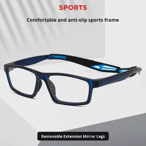 <span class=keywords><strong>Gafas</strong></span> de baloncesto ultraligeras TR con montura óptica para deportes al aire libre modelo anticolisión 12-1219 sólido para estudiantes fanáticos de diamantes - Product Image 5
