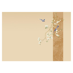 Carta da Parati in Seta Antimuffa con Motivi Floreali e Uccelli in Stile Antico Cinese per Soggiorno, Camera da Letto e Ristorante - Product Image 5