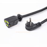 Câble d'extension universel à fiche plate 3 broches NEMA USA 5-15P 5-15R SJTW pour appareils électroniques 13A 125V 1875W 14/16AWG