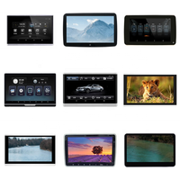 Écran tactile TV 10,6 pouces Android pour siège arrière de voiture, système audio vidéo WIFI, moniteur d'appui-tête pour SUV, MVP, VR, vente en gros