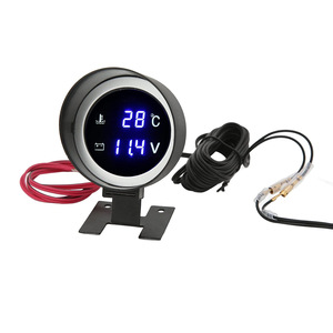 Voltaje de temperatura del agua, medidor de una pieza, pantalla Digital, instrumento de modificación de camión de vehículo de ingeniería automotriz - Product Image 3