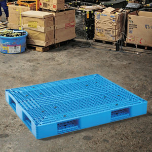 תעשייתי hdpe אנטי אבק היורו כבד חובה מרובע פלסטיק משטח סגור מדף קשה היגייני כפול מול אחסון 4 דרך - Product Image 6