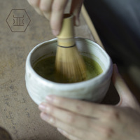 Bol à Matcha Bol à Matcha en Céramique 18 OZ/510ML Bol en Céramique Japonais Thé Vert Accessoires de Cérémonie Traditionnelle