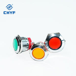 CHYF 12mm 16mm 22mm 방수 IP65 나사형 터미널 램프 메탈 인디케이터 LED 라이트 220V - Product Image 6