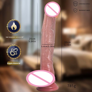 <span class=keywords><strong>Dildo</strong></span> realistico di grandi dimensioni da 12.6 pollici con Silicone liquido sicuro per il corpo, Plug anale per pene flessibile Super morbido per giocattoli sessuali per adulti - Product Image 6