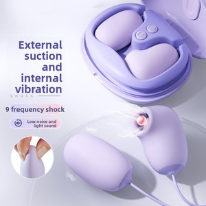Vibrador Doble con Forma de Huevo para Estimulación del Clítoris, Juguete Sexual para Mujeres, Venta al Por Mayor - Product Image 1